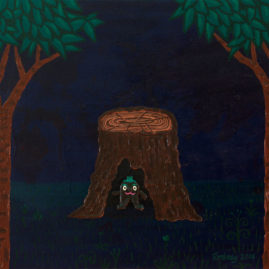 Alone in the Dark and Ok - Acrylic on Canvas - 2014